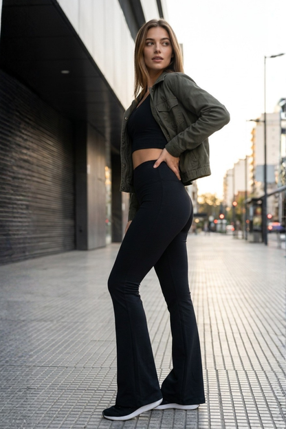 Calzas Flare Essence Negro