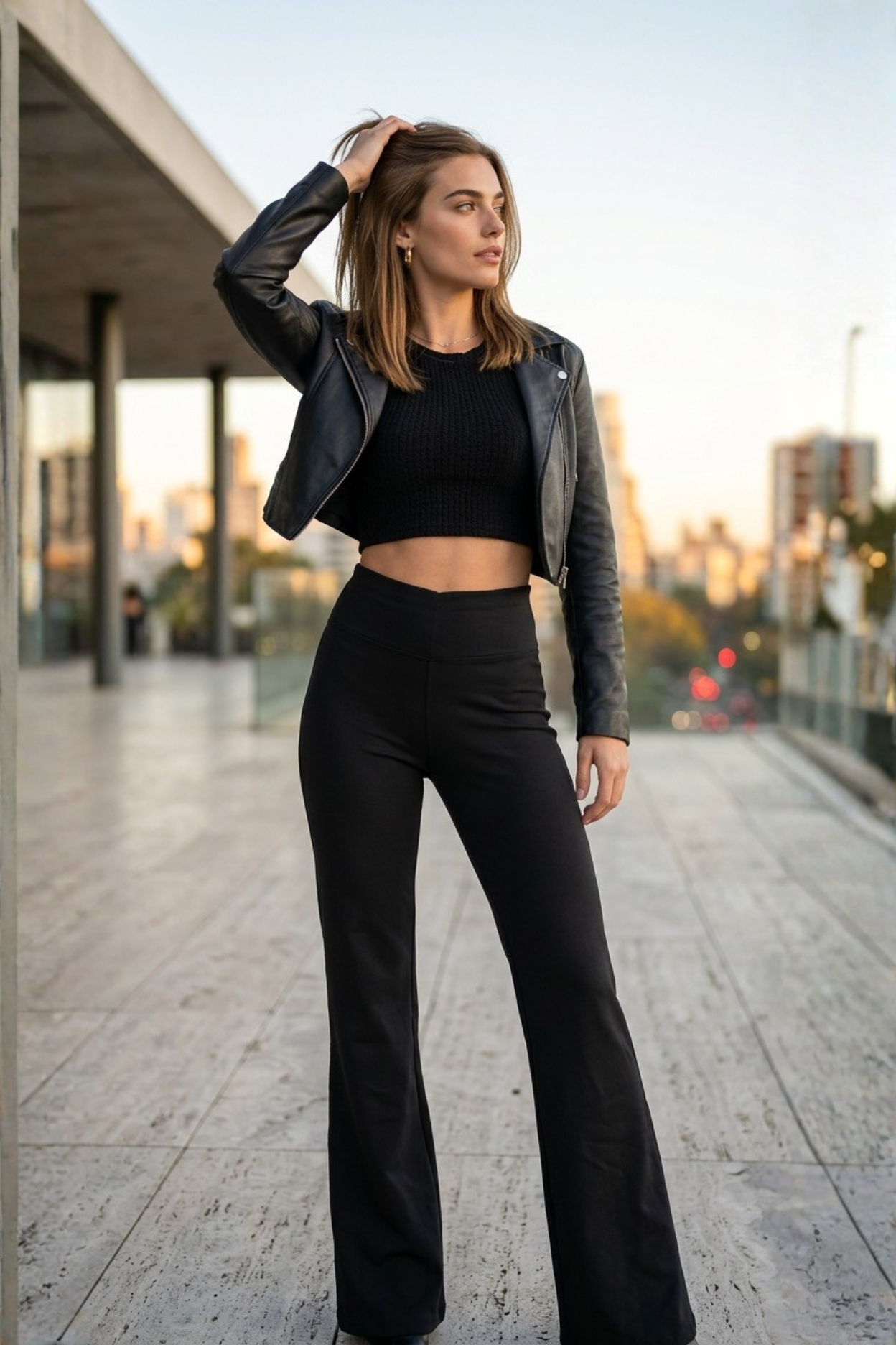 Calzas Flare Essence Negro