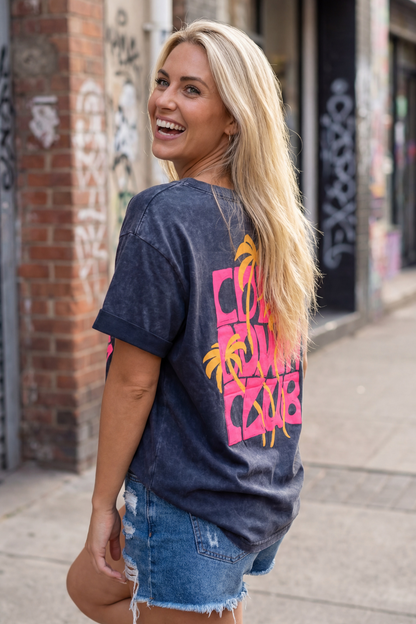 Polera Sunset Palm Club