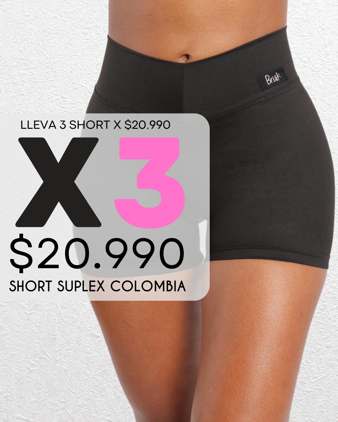 Short suplex 3x $20.990 Talla S (34/36)