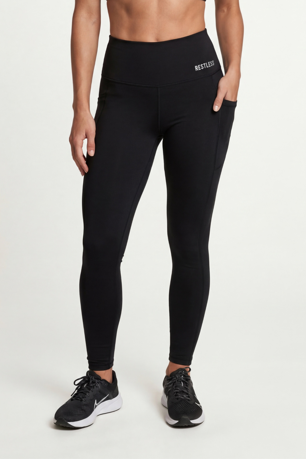 Calza UltraShape Negra - Con Bolsillos