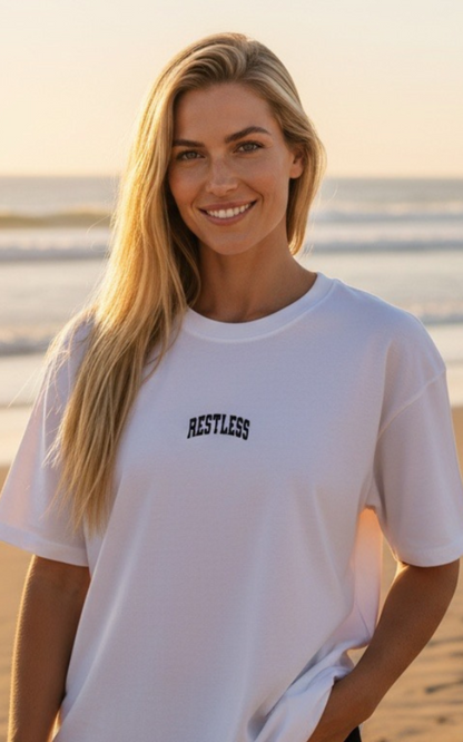 Polera Oversize Restless Blanca - Restless
