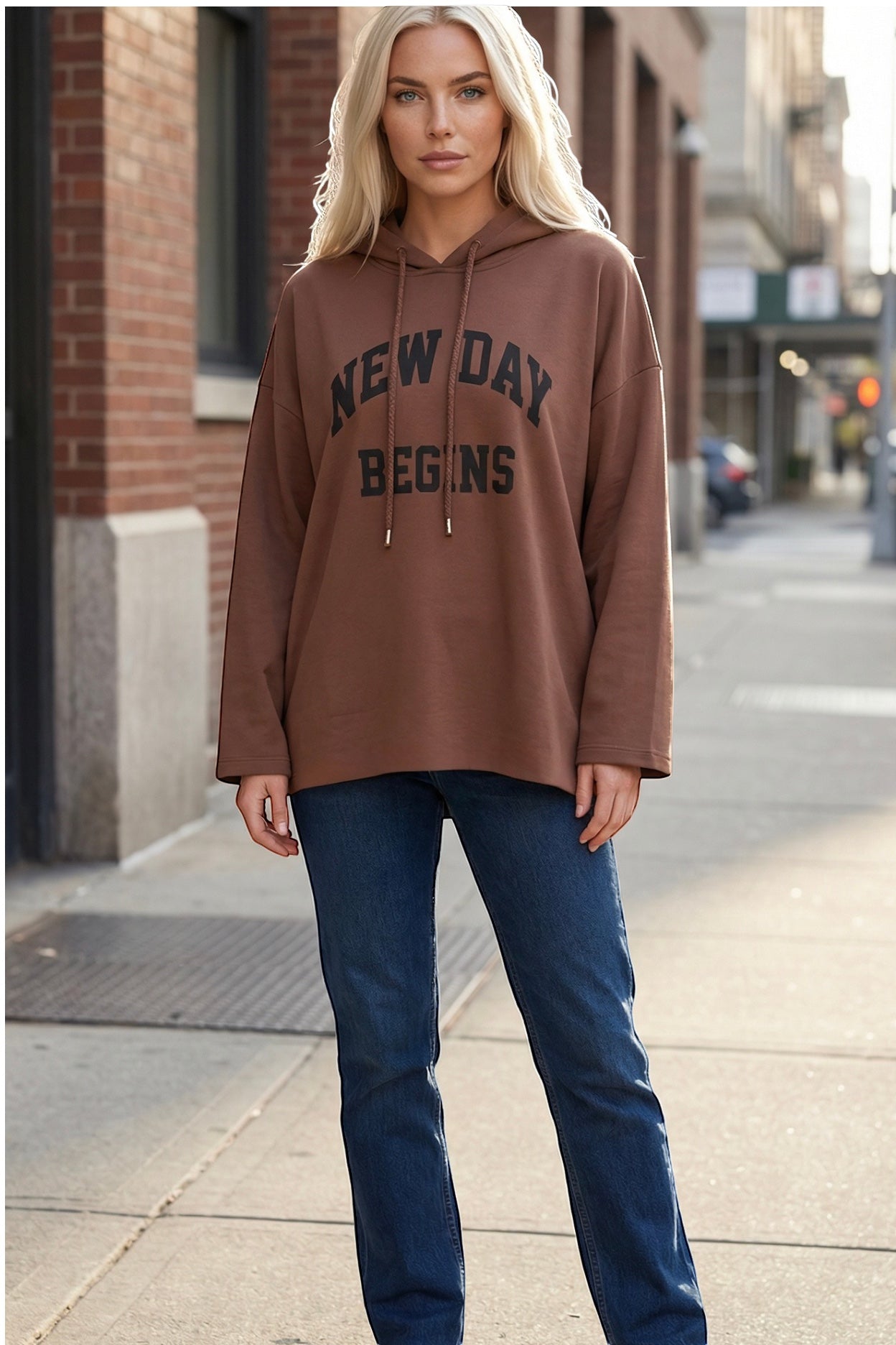 New Day Café – Polerón Oversize - Restless