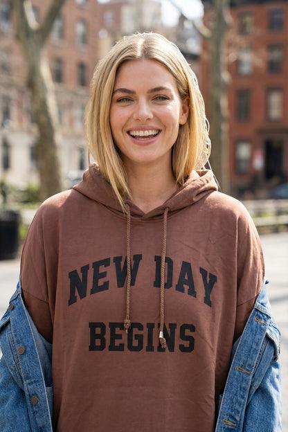 New Day Café – Polerón Oversize - Restless