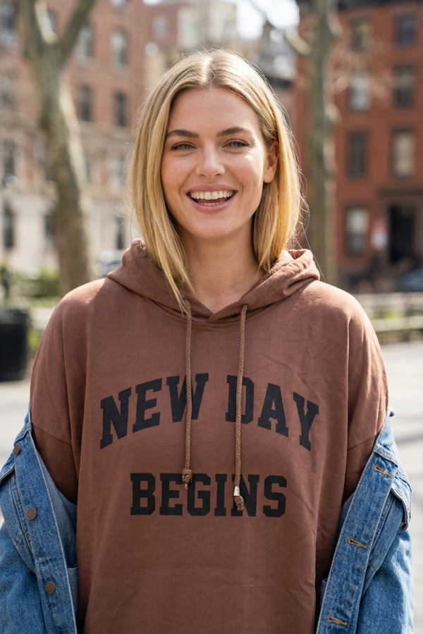 New Day Café – Polerón Oversize