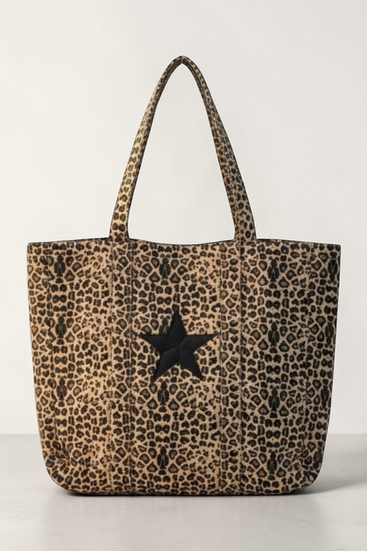 Tote Leopardo Oscuro Estrella Negra - Restless
