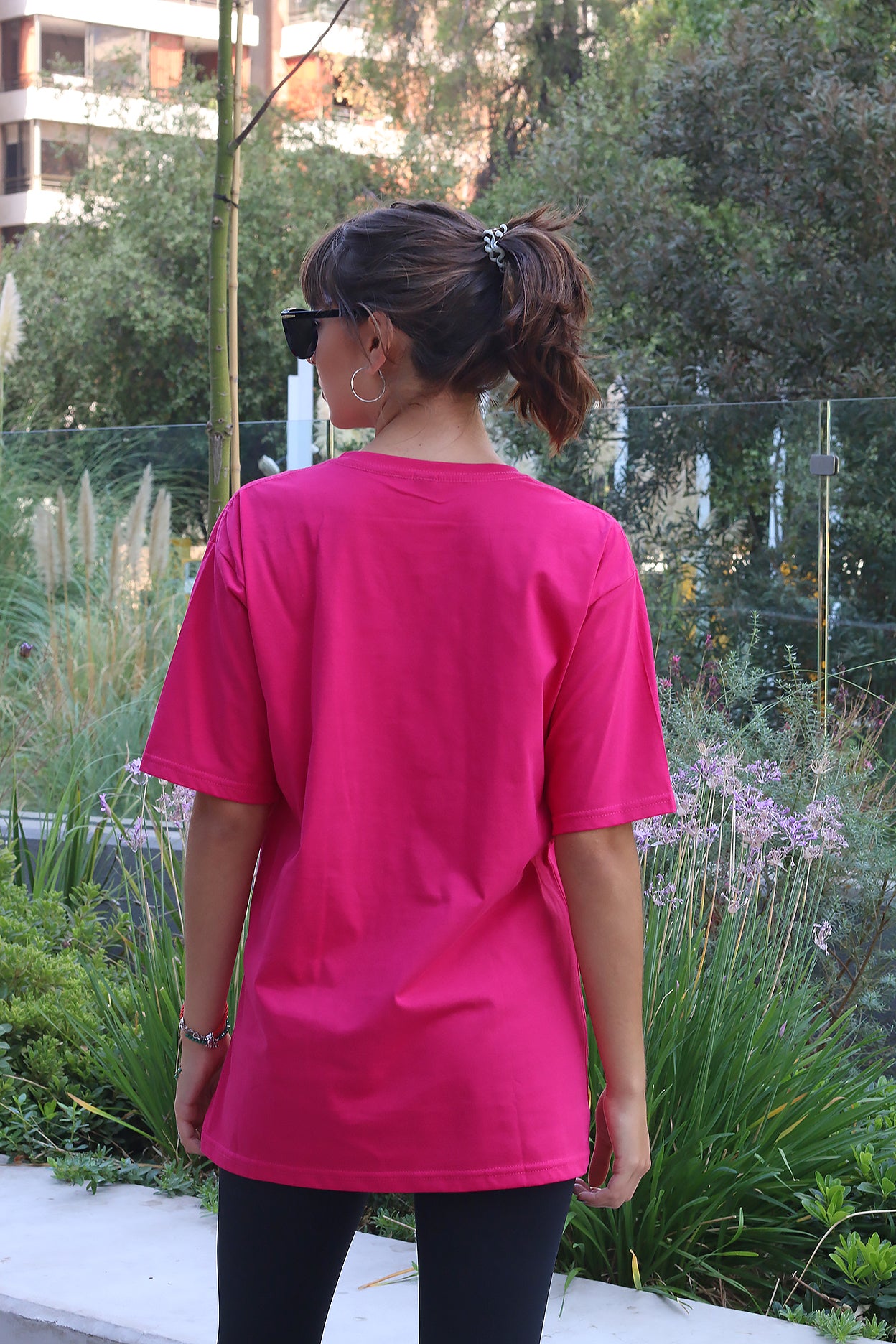 Polera Oversize Lisa Fucsia