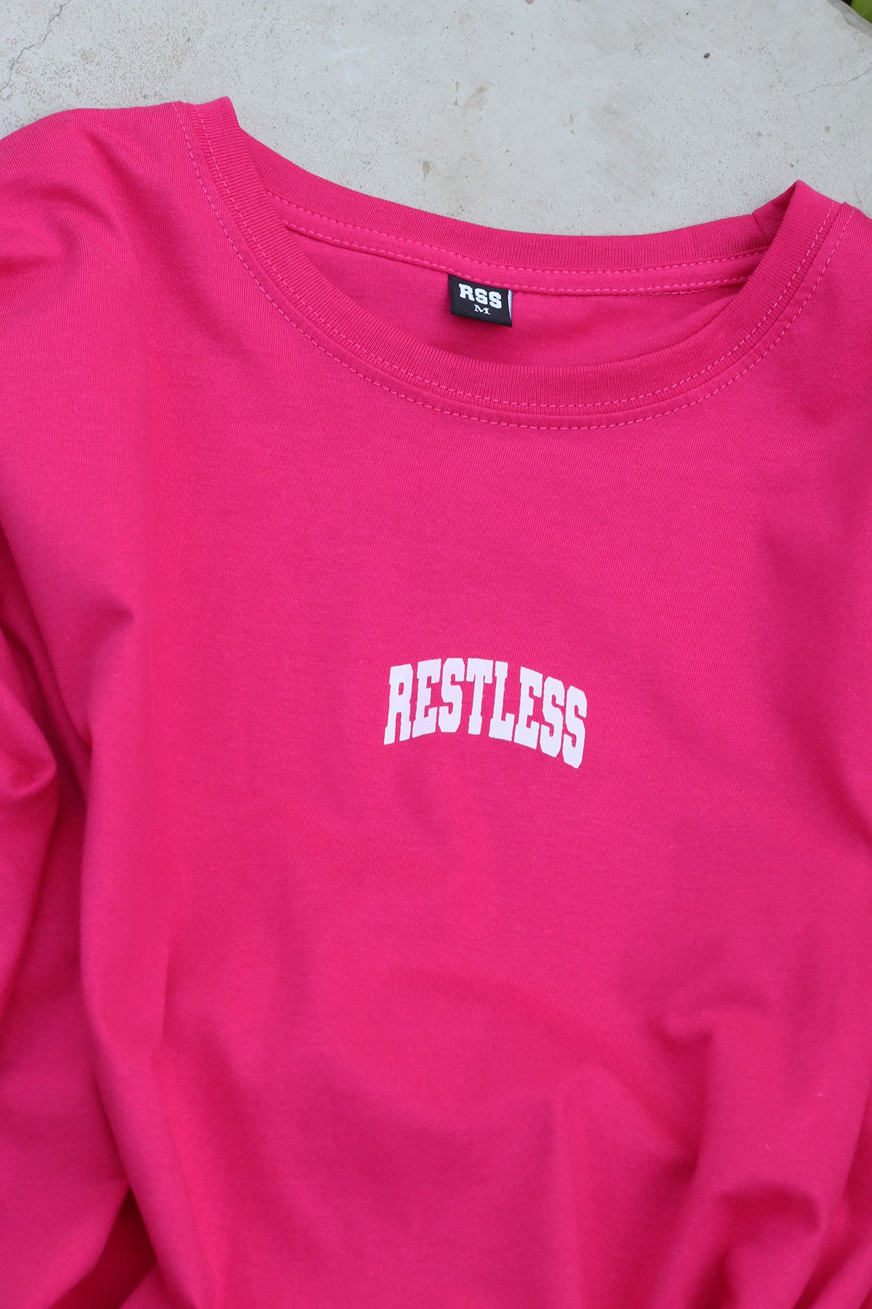 Polera Oversize Restless Fucsia
