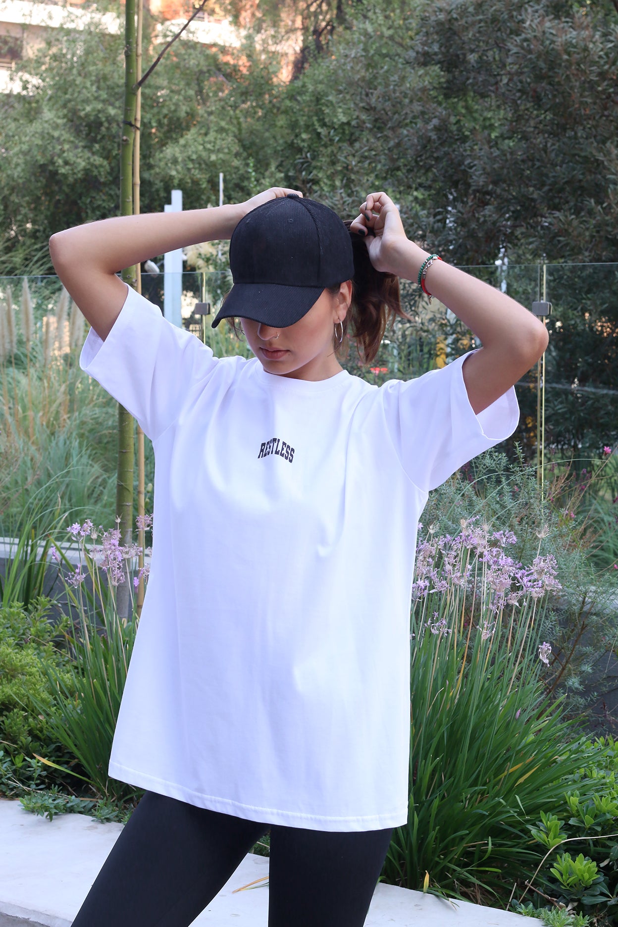 Polera Oversize Restless Blanca