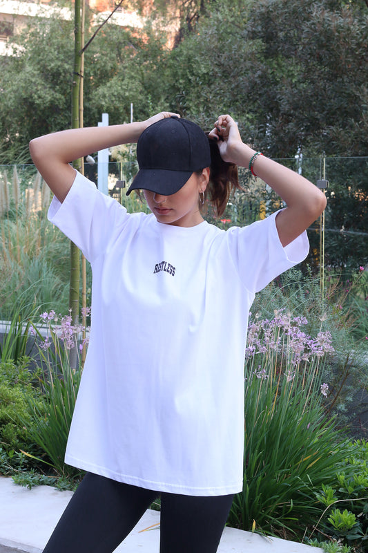 Polera Oversize Restless Blanca