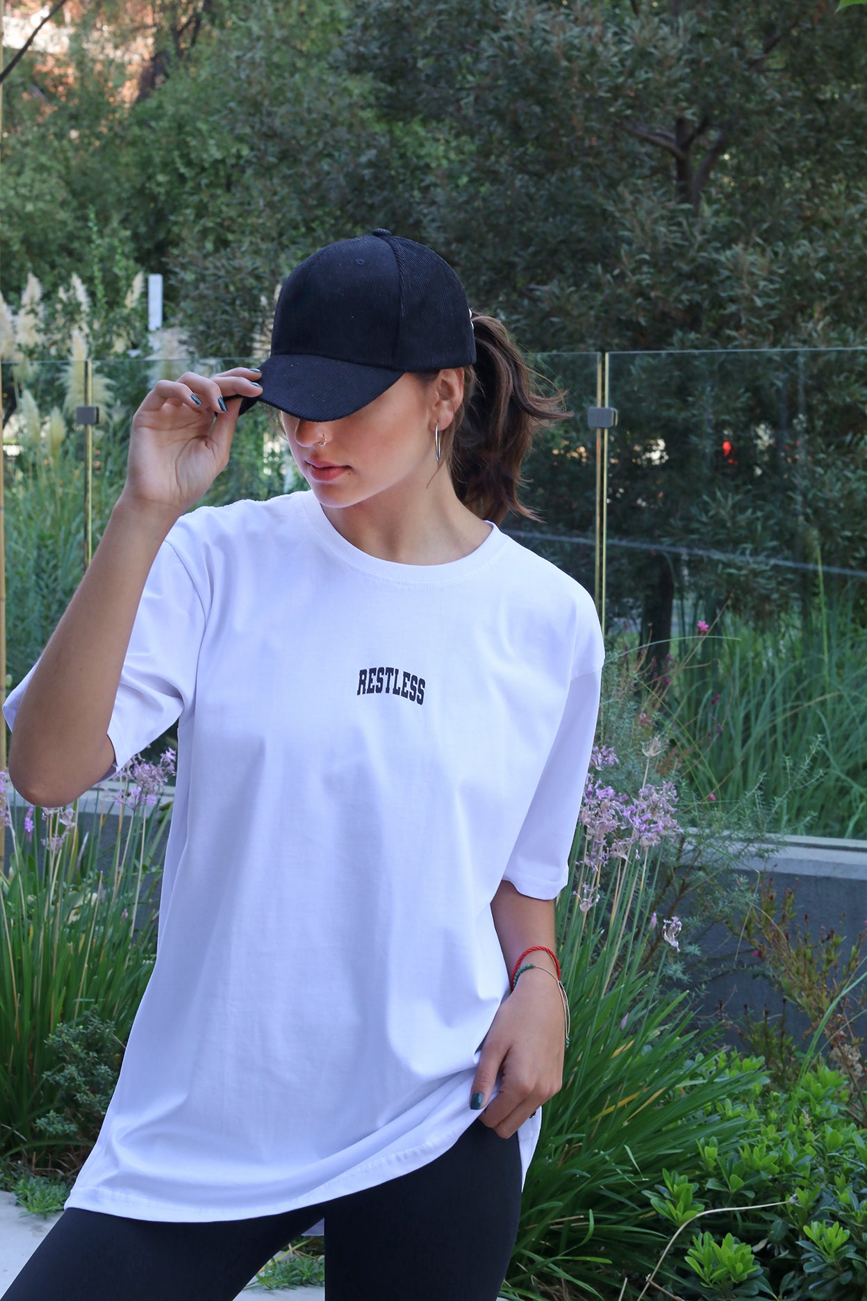 Polera Oversize Restless Blanca