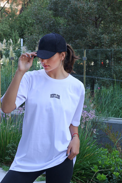 Polera Oversize Restless Blanca