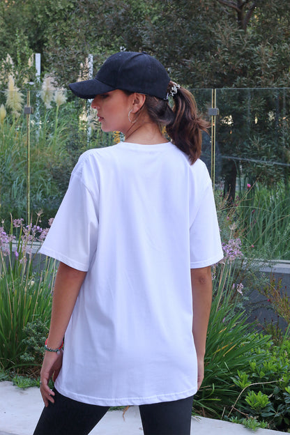 Polera Oversize Restless Blanca
