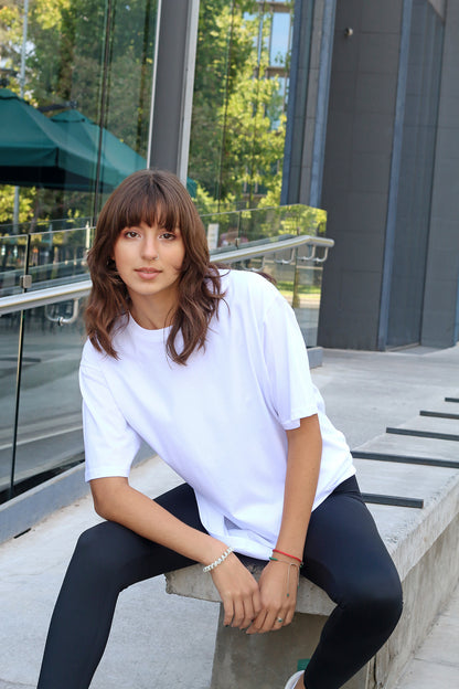 Polera Oversize Lisa Blanca