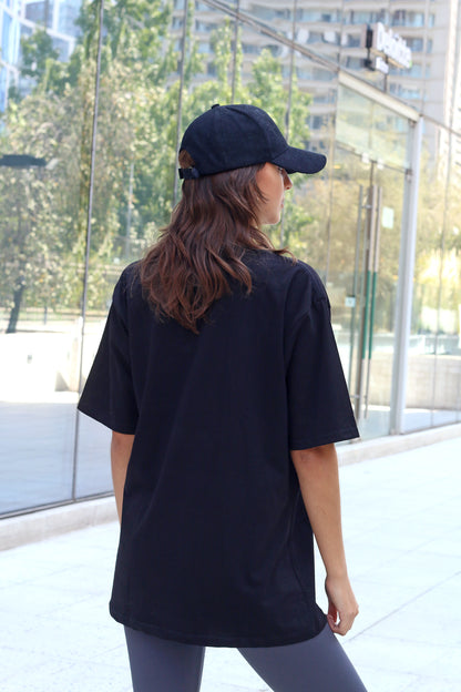 Polera Oversize Restless Negra
